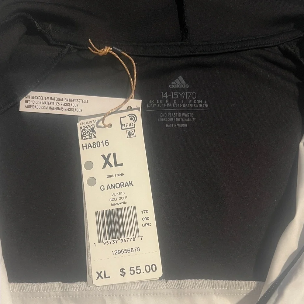 adidas white sleeve
